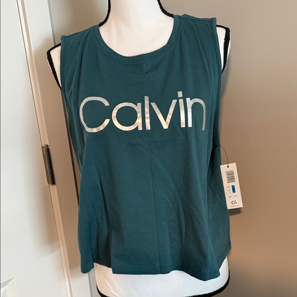 Calvin Klein Performance Teal Tank Top